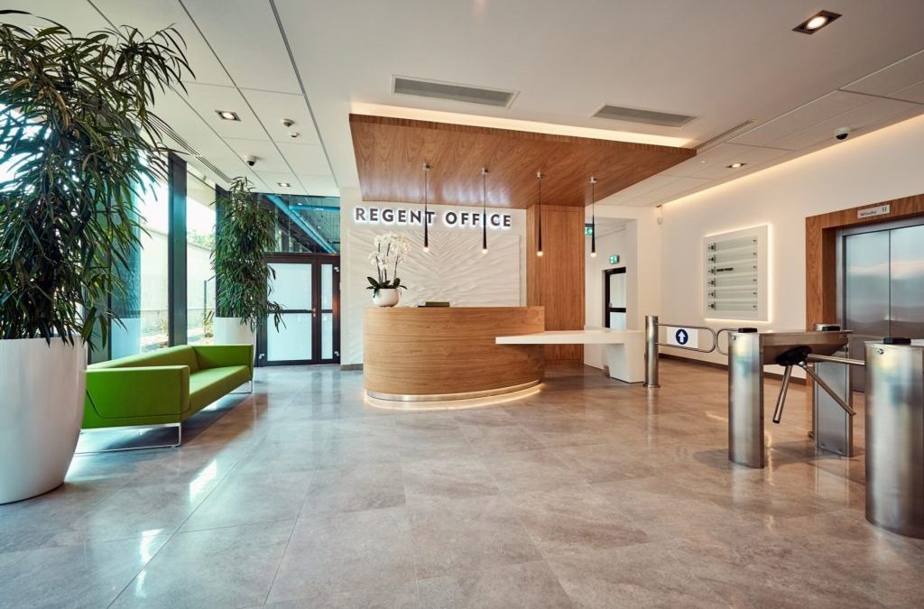 Reception in Regent Office