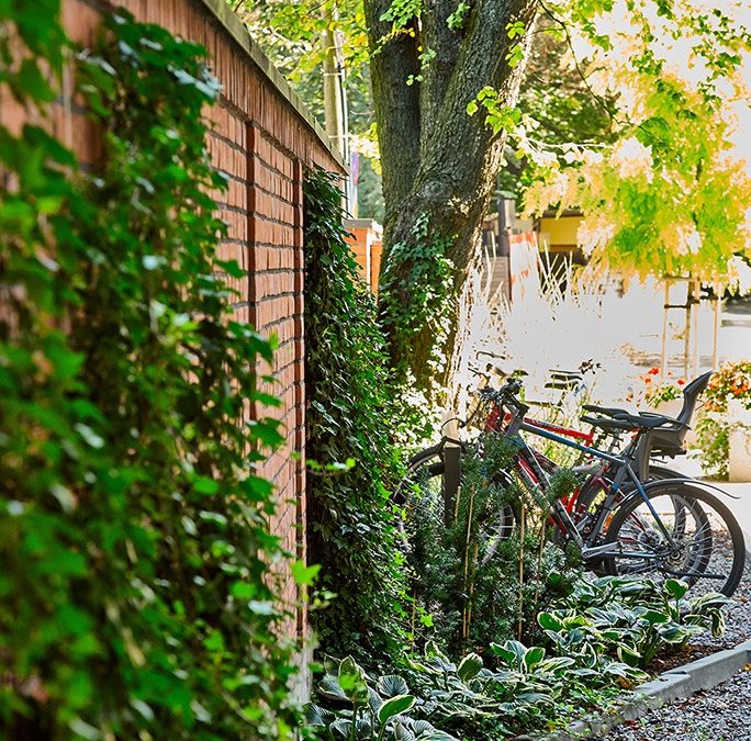 Szatnie i łazienki dla rowerzystów w CB Herbewo