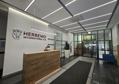 Nowe logo na nowej recepcji na Lubelskiej 29