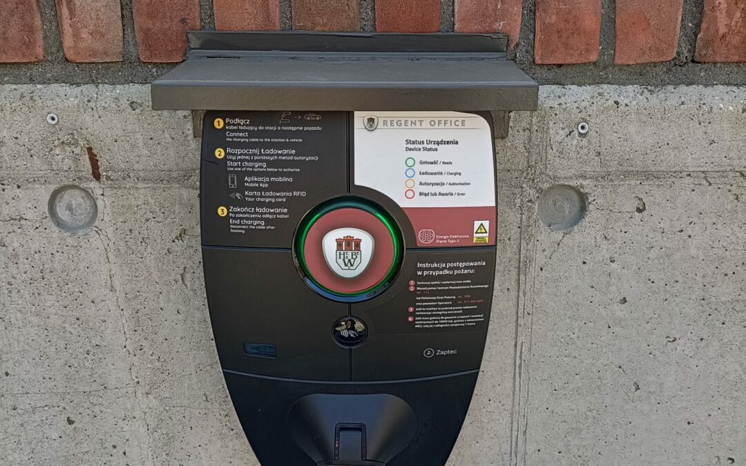 Ładowarka do samochodów elektrycznych w Regent Office